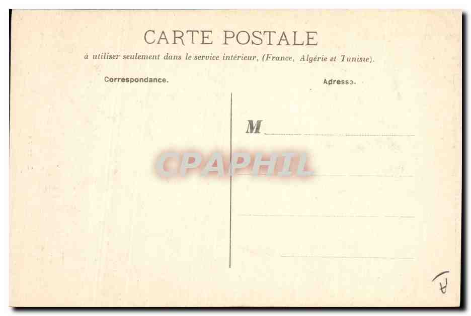 CPA Folklore Bressane  — Verso