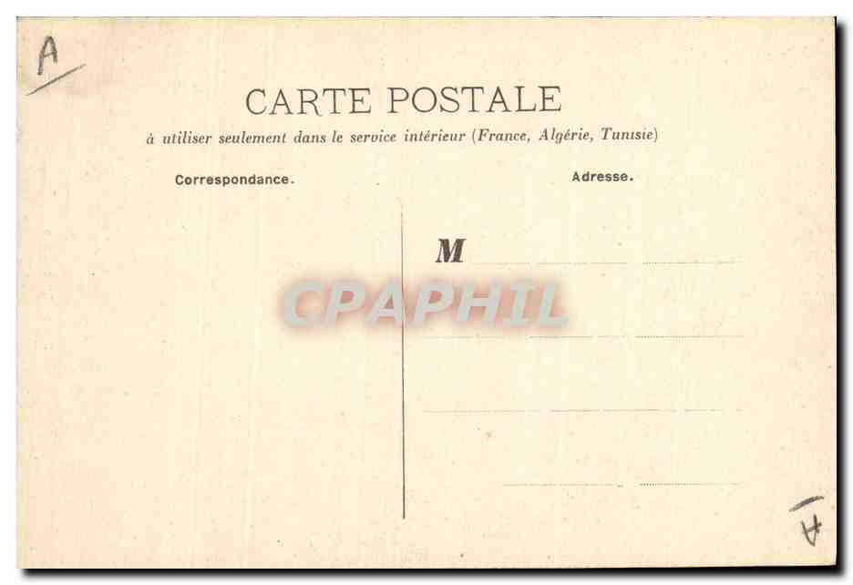 CPA Folklore Danse Bressane  — Verso