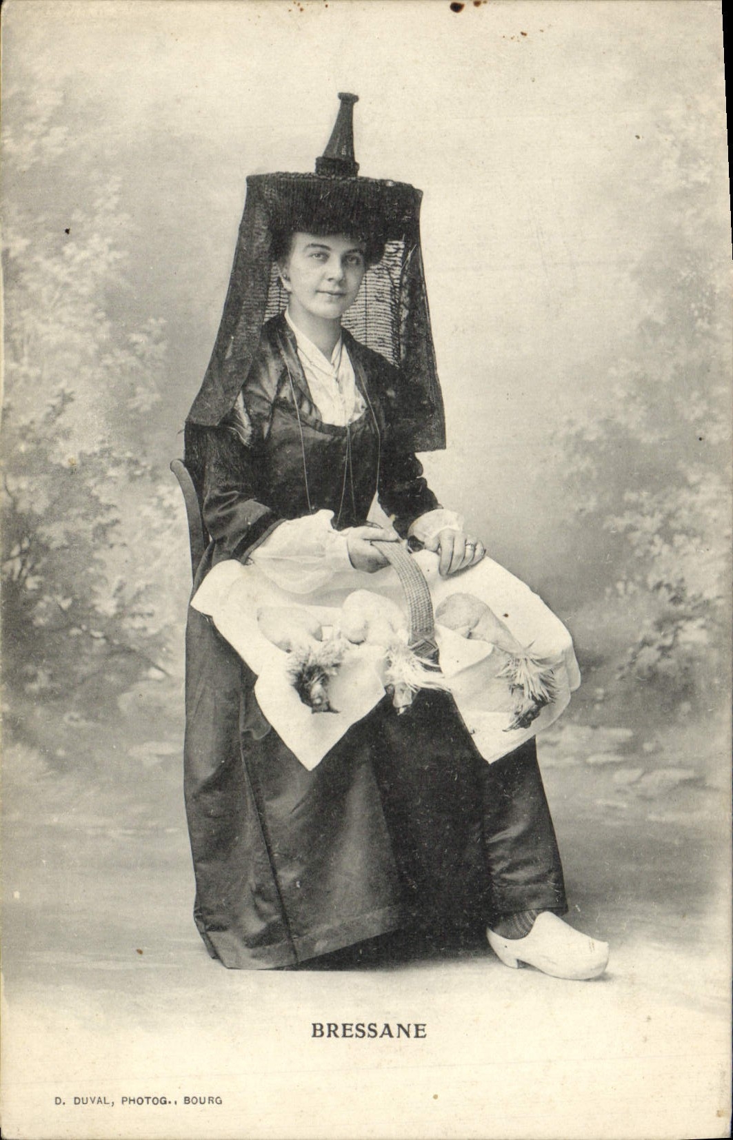 CPA Folklore Bressane 