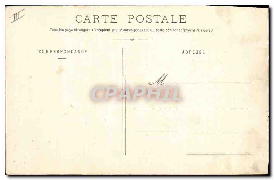 CPA Folklore Bressane  — Verso