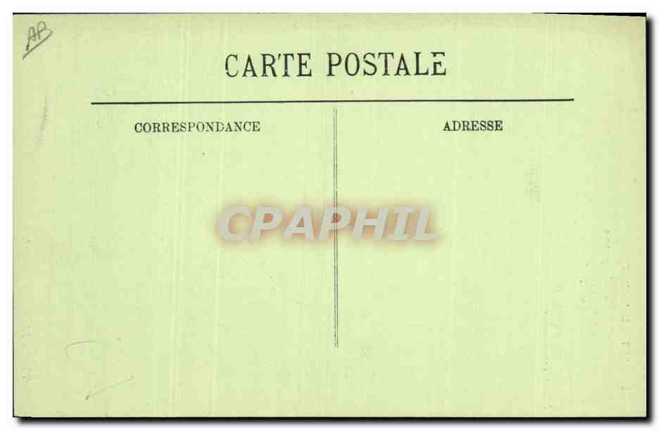 CPA Folklore Depart du valet Types Bressans  — Verso