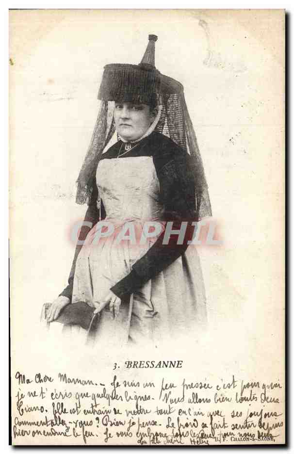 CPA Folklore Bressanne 