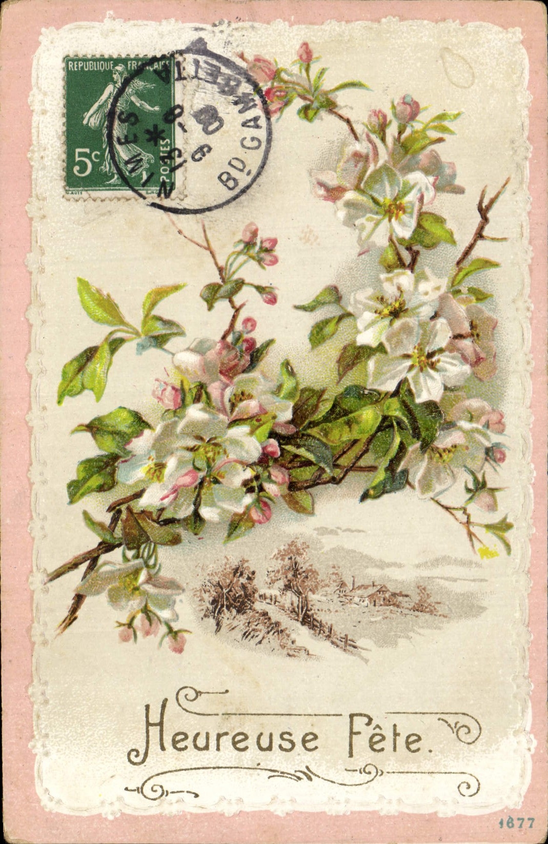 CPA Fantaisie Fleurs 