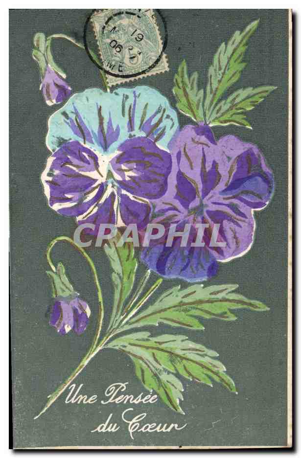 CPA Fantaisie Fleurs 