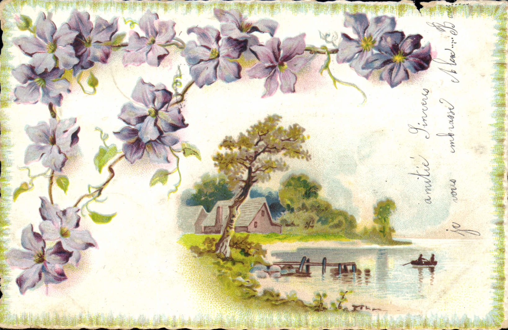 CPA Fantaisie Fleurs 