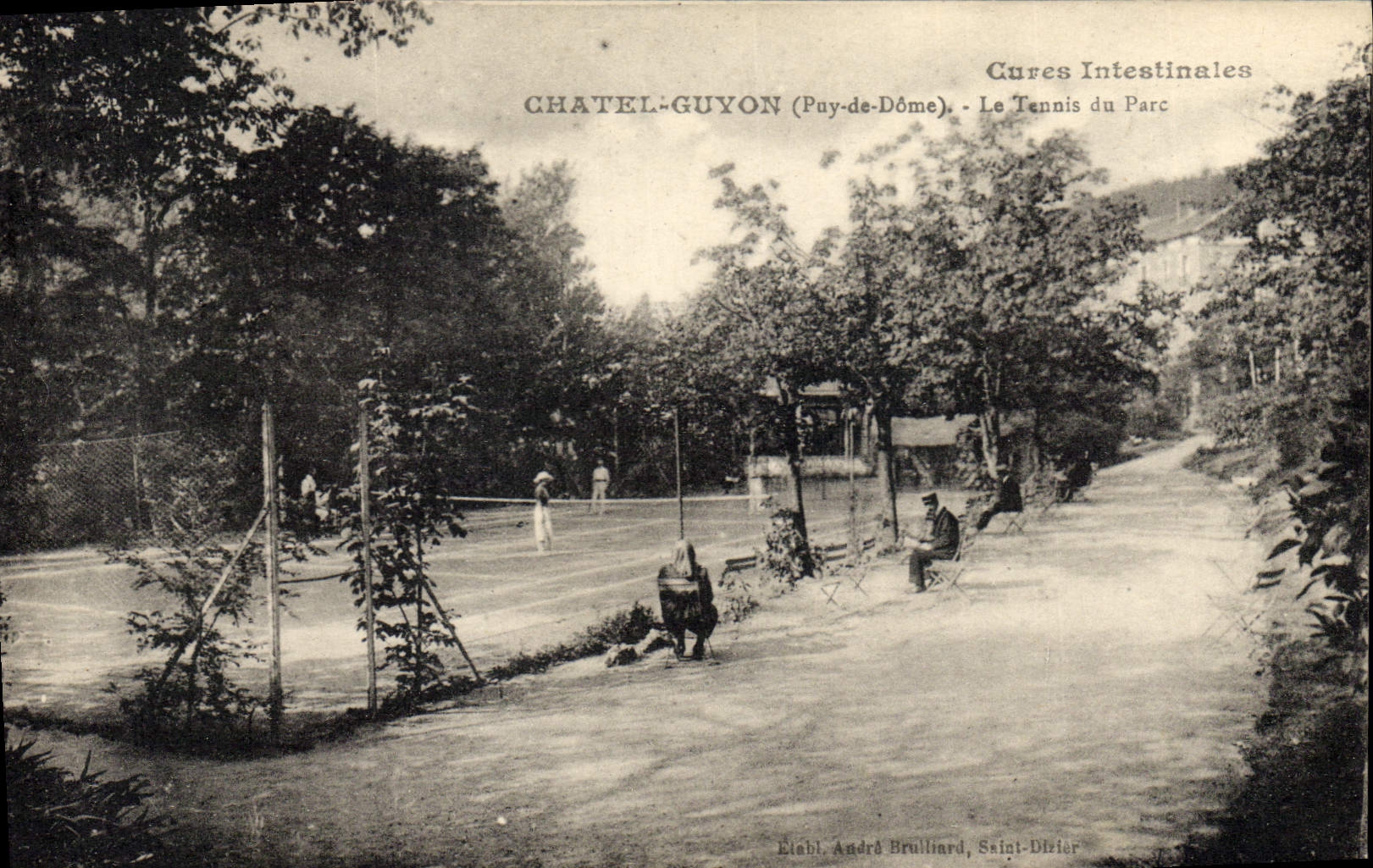Châtel-Guyon (Puy-de-Dôme) — Le Tennis du Parc — Établ. André Brulliard, Saint-Dié