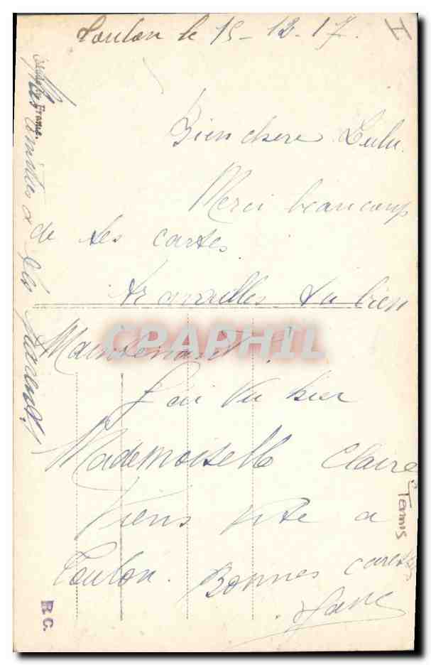 CPA Salon de Paris 1912 Monti Le flirt pendant le Tennis — Reverso