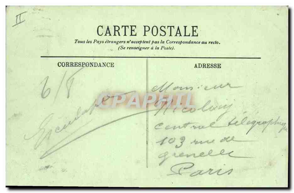 Le Tréport — L'Esplanade — LL. — Reverso