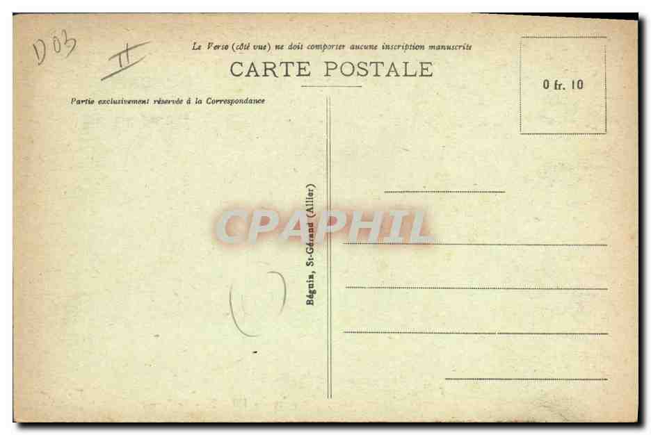 Vichy - Le Tennis — éditeur Ideal, n° 393 — Verso