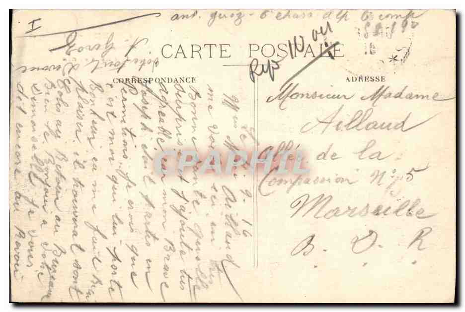 Forges-les-Eaux (Seine-Inférieure) — Therme, Tennis — Antieke ansichtkaart — Achterkant