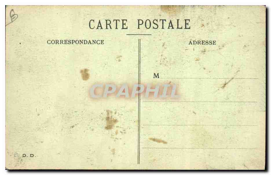CPA Puzzle Militaria Dans la chambree  — Verso