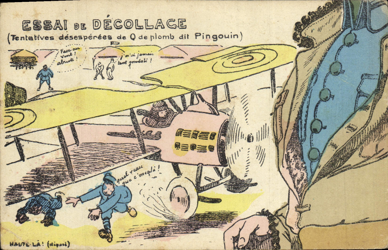 Essai de décollage — Tentatives désespérées de Q de plomb dit Pingouin — éditeur Halte Là !