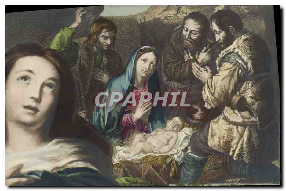 Natividad — escena religiosa — Ch. Contante, París - Anverso