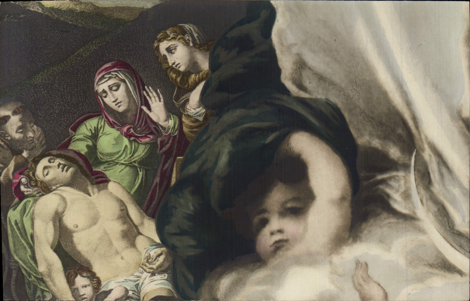 Dernier soupir de Jésus — scène religieuse — éditeur Ch. Tontane, Paris
