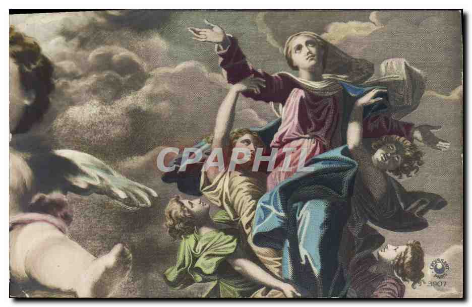 Ascensión de la Virgen María — editor Ch. Fontaine, n° 3907