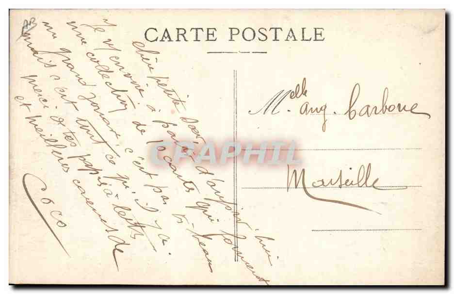 CPA Puzzle Militaria En marche Zouaves  — Rückseite