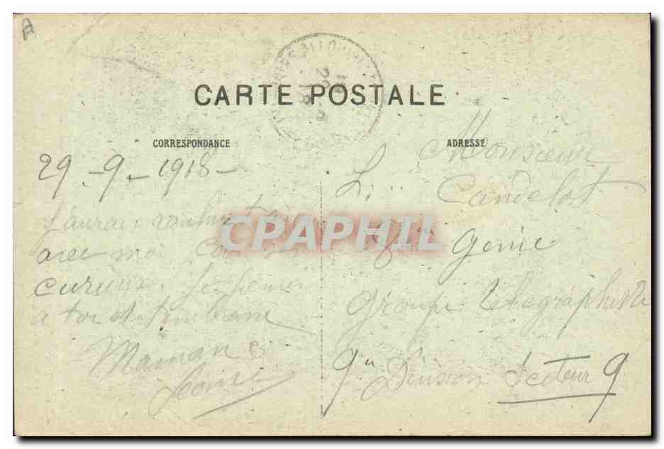 Al louville — Le Gros Chêne — Maison Delamare, édit Yvetot — Rep int — Achterkant