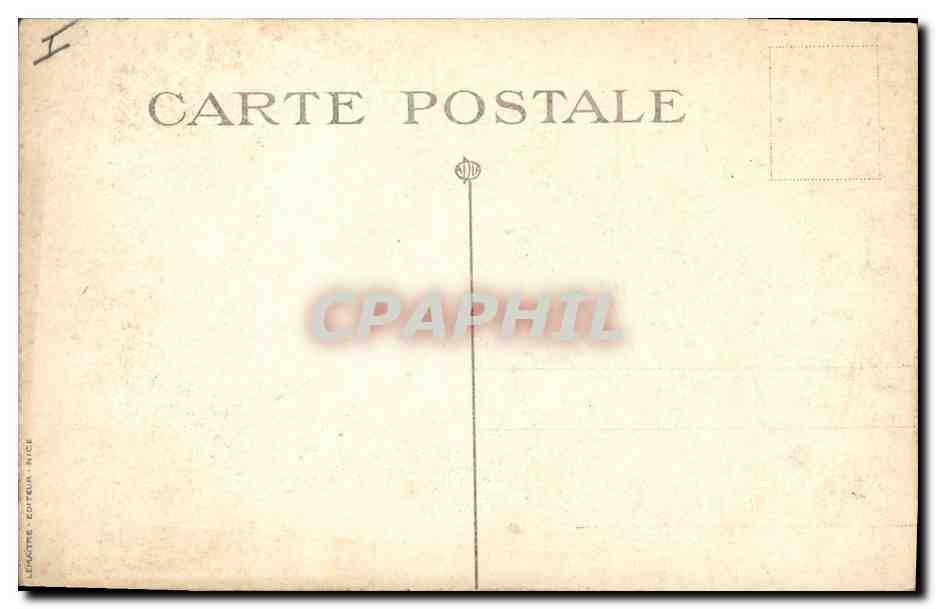 CPA Monaco Les jardins exotiques  — Verso