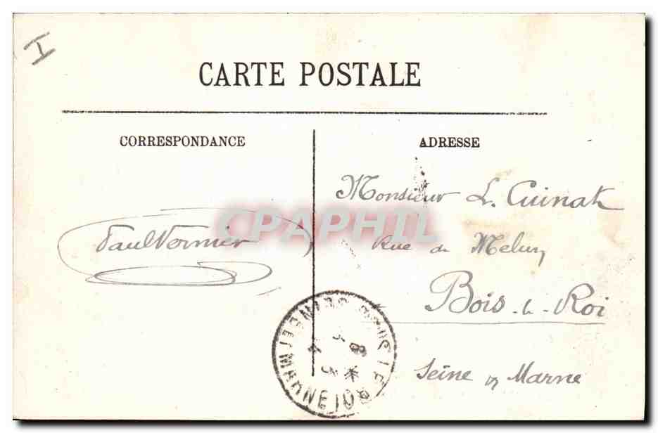 CPA Monte Carlo Vue dans les jardins  — Rückseite