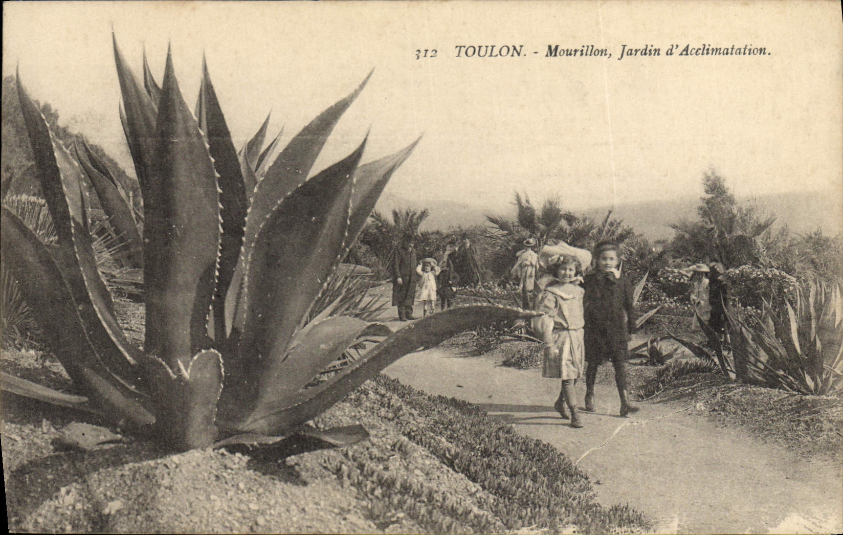 CPA Toulon Mourillon Jardin d'acclimatation Enfants 