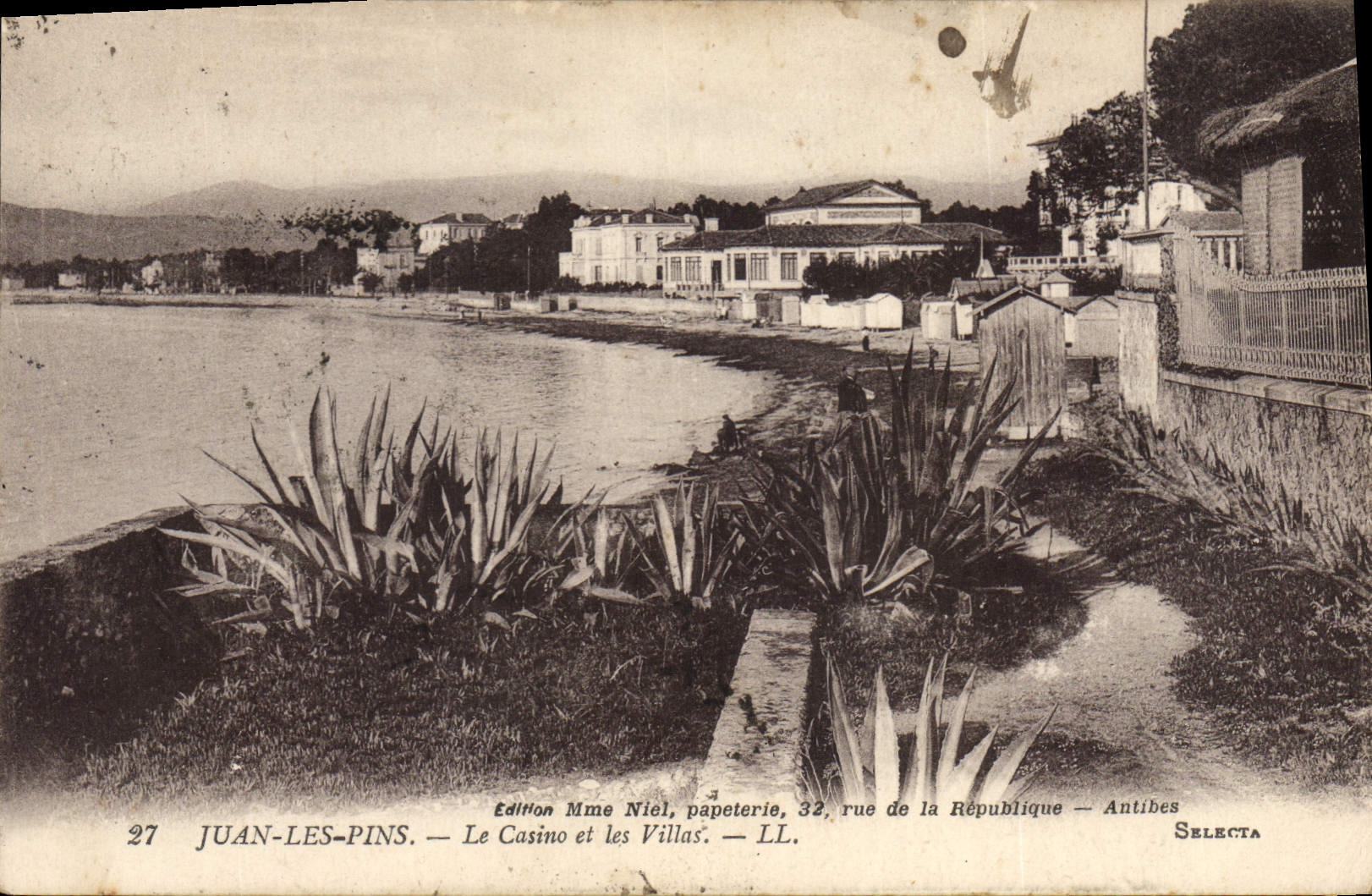 CPA Juan les Pins Le casino et les villas 