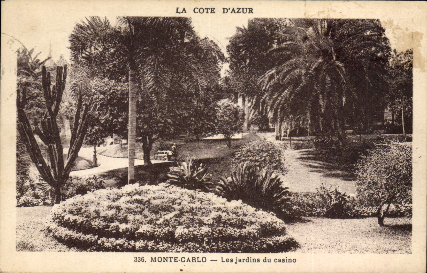 CPA Monte Carlo Les jardins du casino 