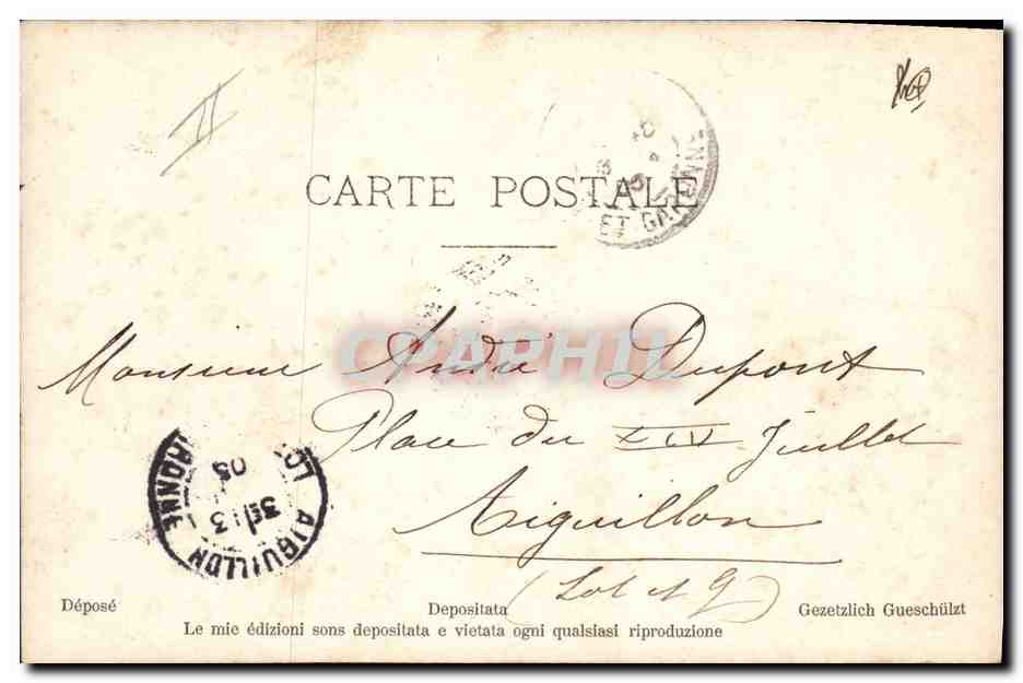 CPA Fantaisie Femme Cle de musique  — Rückseite