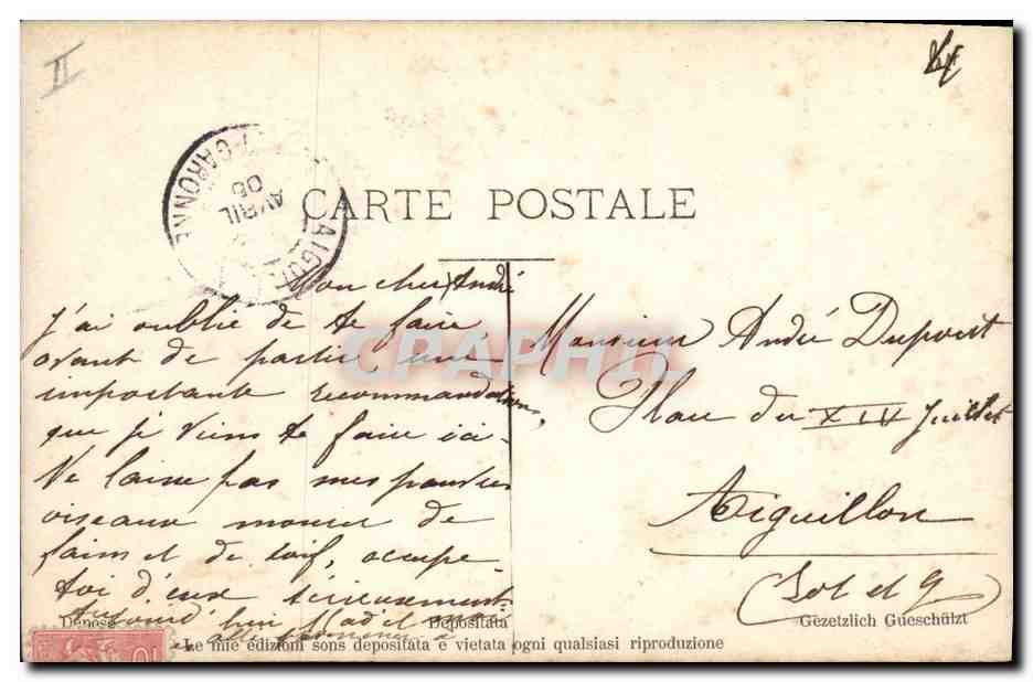 CPA Fantaisie Femme Cle de musique  — Verso