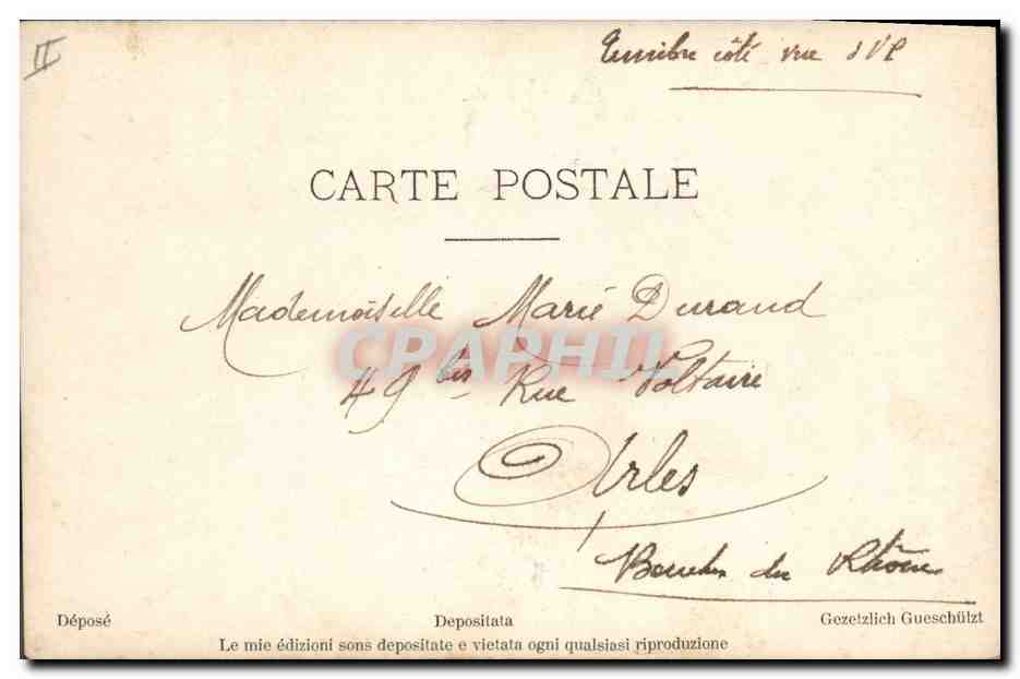 Musiciens et enfants sur une clef de sol — éditeur A. N. Paris, n° 305 — Rückseite