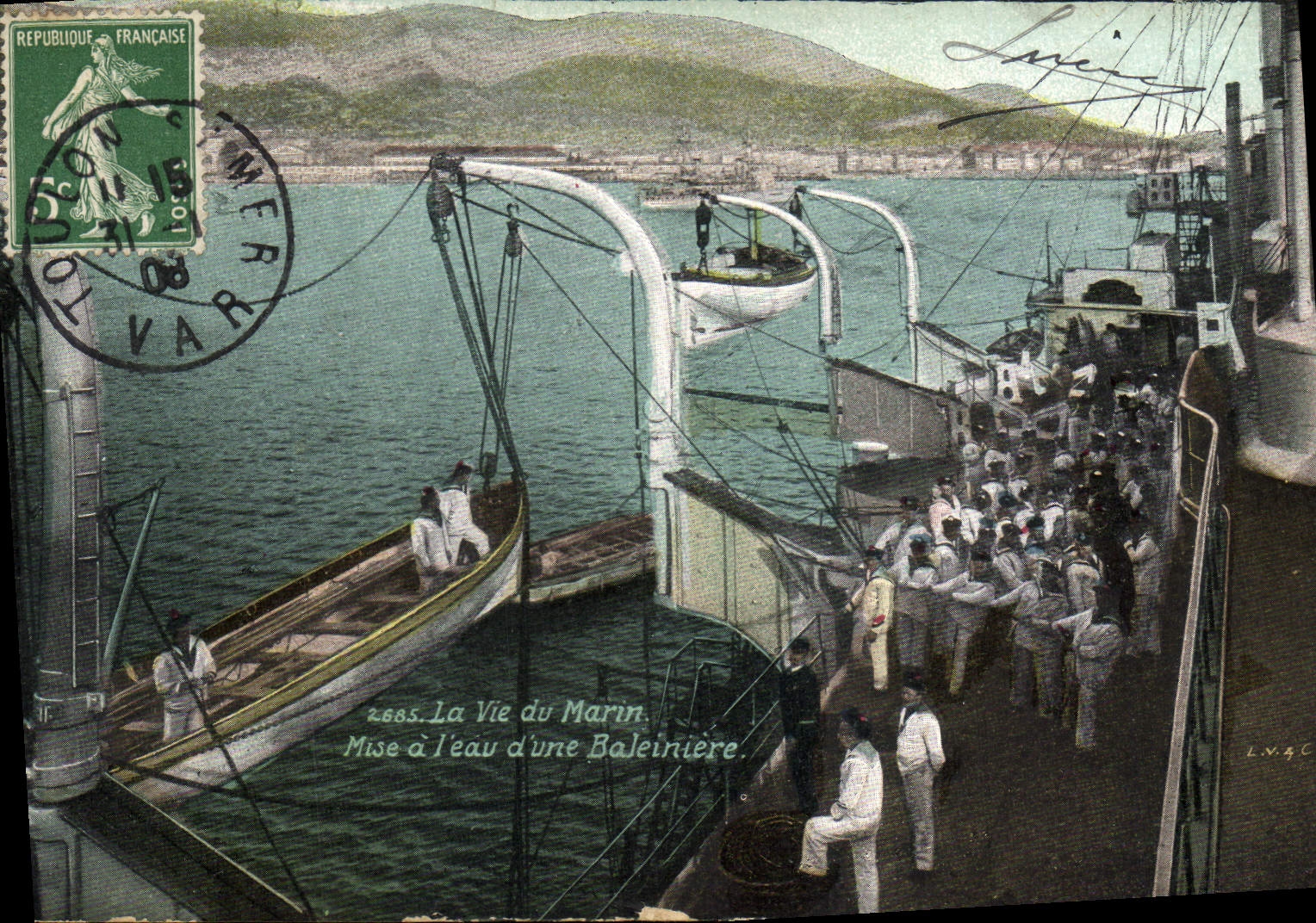 Embarque de una Ballena — La Vida del Marinero — LVAC