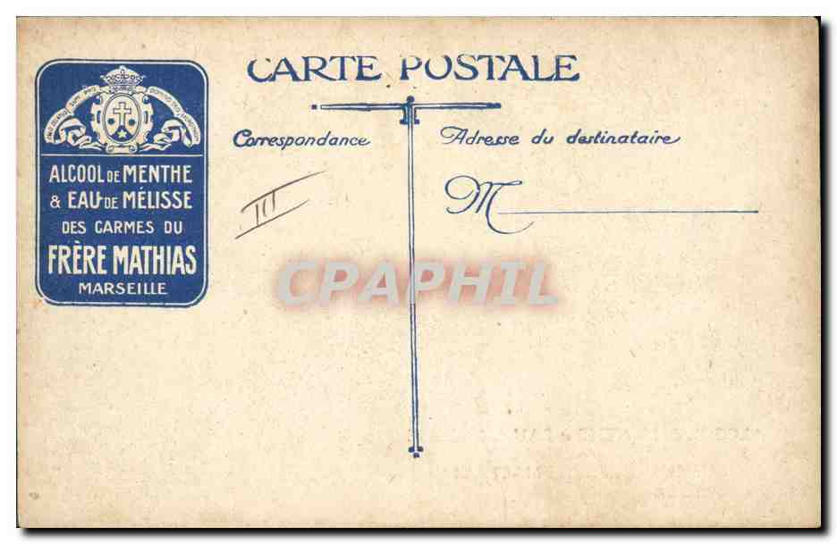 Les Zouzous — groupe de musiciens en tenue de parade — éditeur L.V.C. Marseille — Achterkant