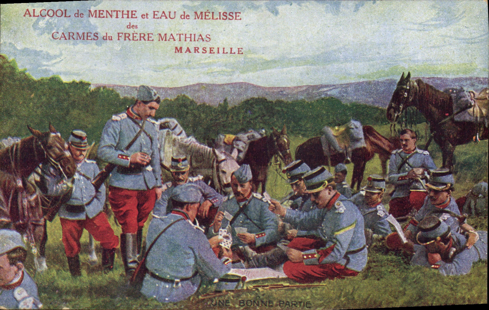 Soldats en campagne — une bonne partie — Frère Mathias, Marseille