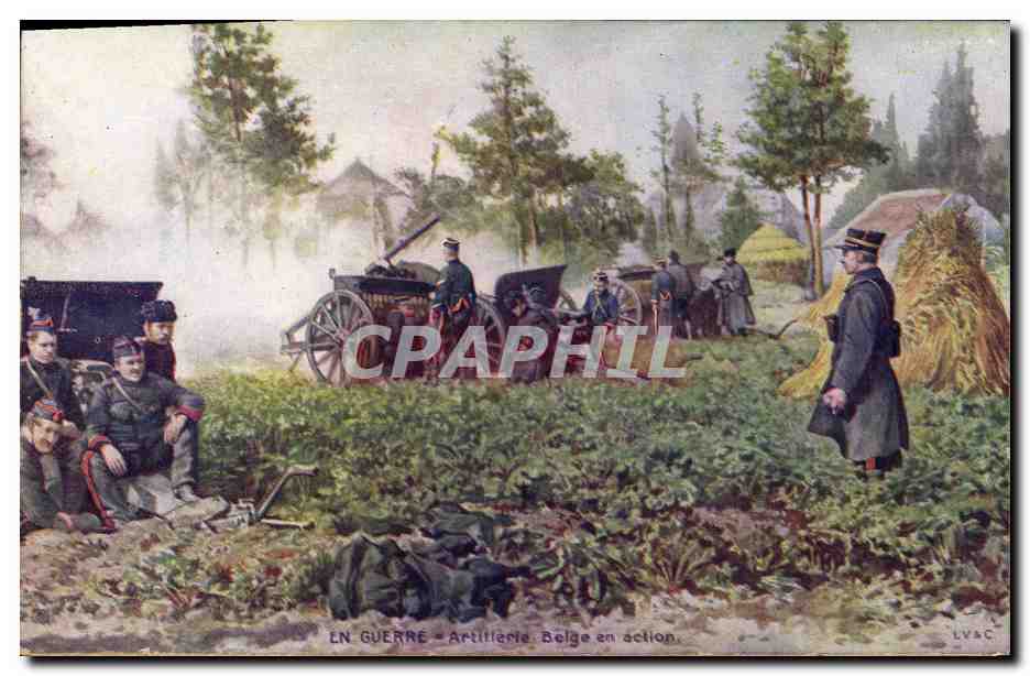 Artillerie Belge en action — Série B N°4 — LVAC