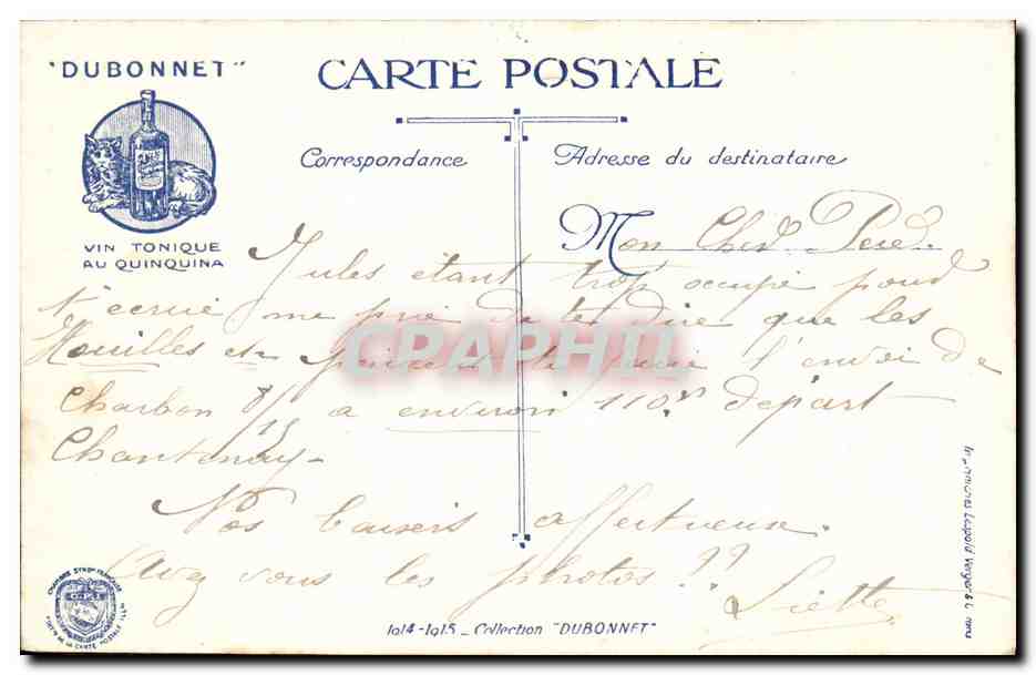 Veille de Noël sur le front — soldats préparant des poulets — éditeur Dubonnet — Reverso