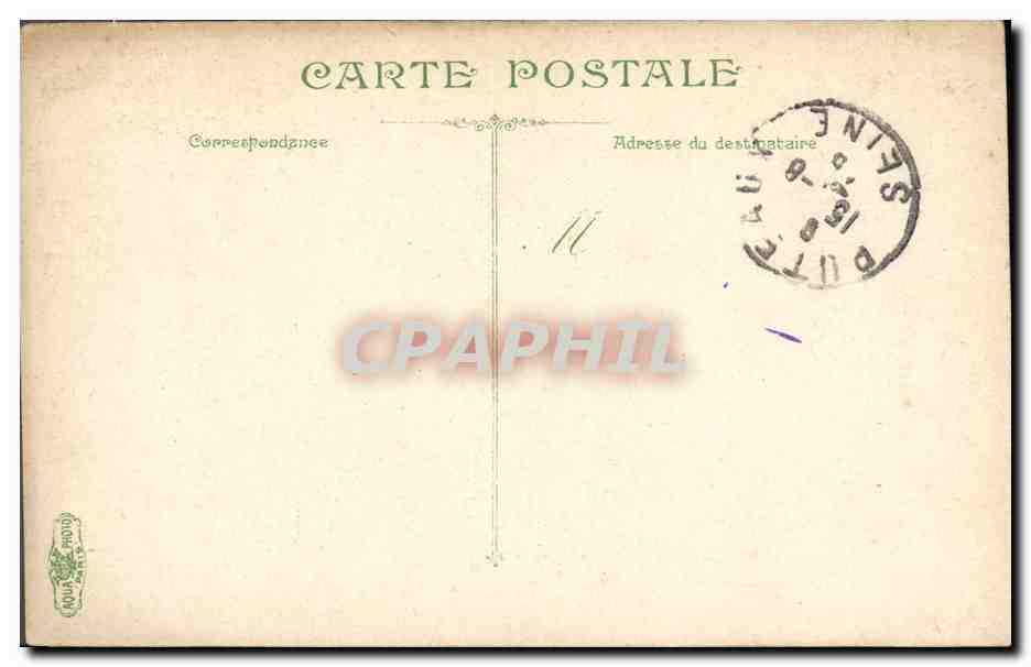 Artillerie — Instruction sur le canon de 75 mm — CPAPHIL 3708 — Verso