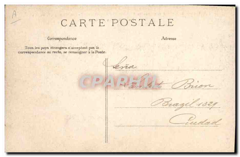 Maison de retraite des Artistes Dramatiques à Pont-aux-Dames-Couilly (S.-et-M.) — Le Réfectoire — C.L.C. — Verso