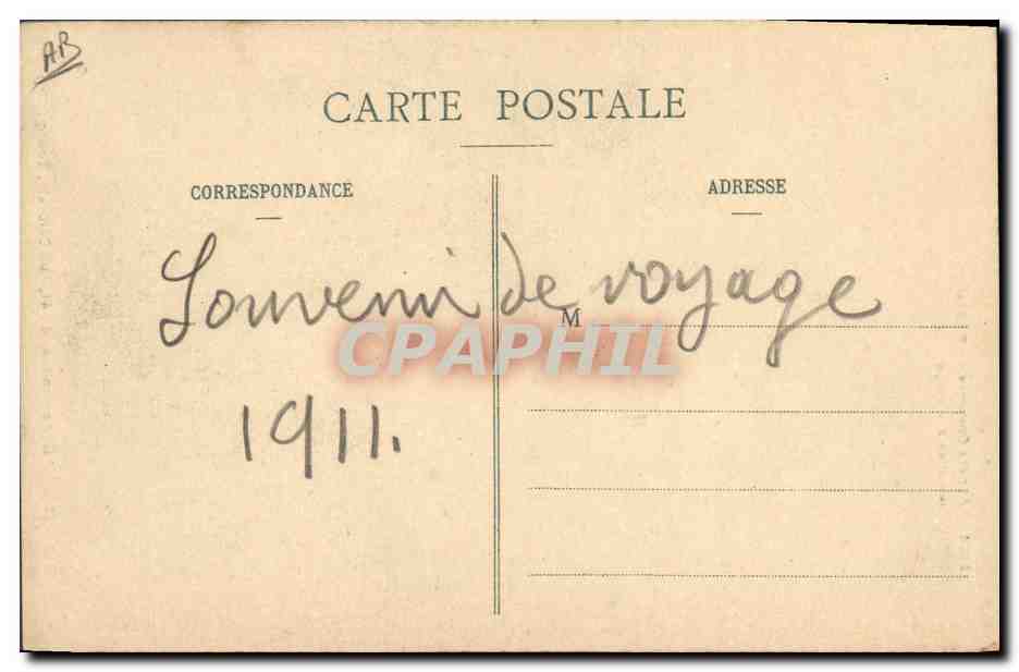 CPA Folklore Anciens costumes de Bresse Invitation a la danse — Verso