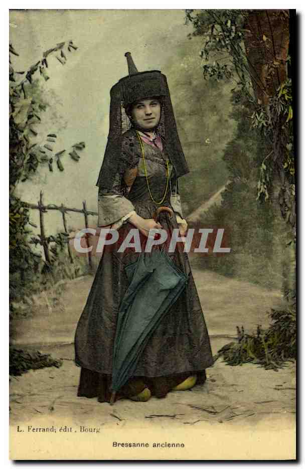 CPA Folklore Bresse Bressanne ancienne