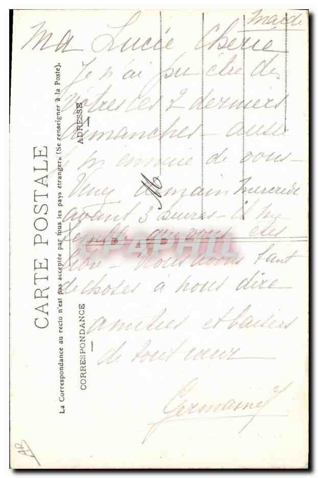 CPA Folklore Bresse Bressanne ancienne — Verso