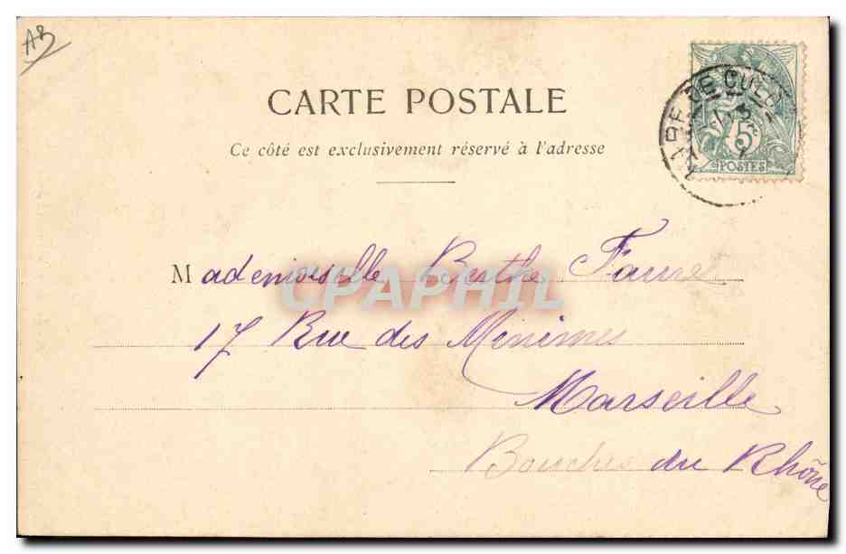 CPA Folklore Bresse Paysanne du Bugey Ancien costume — Verso