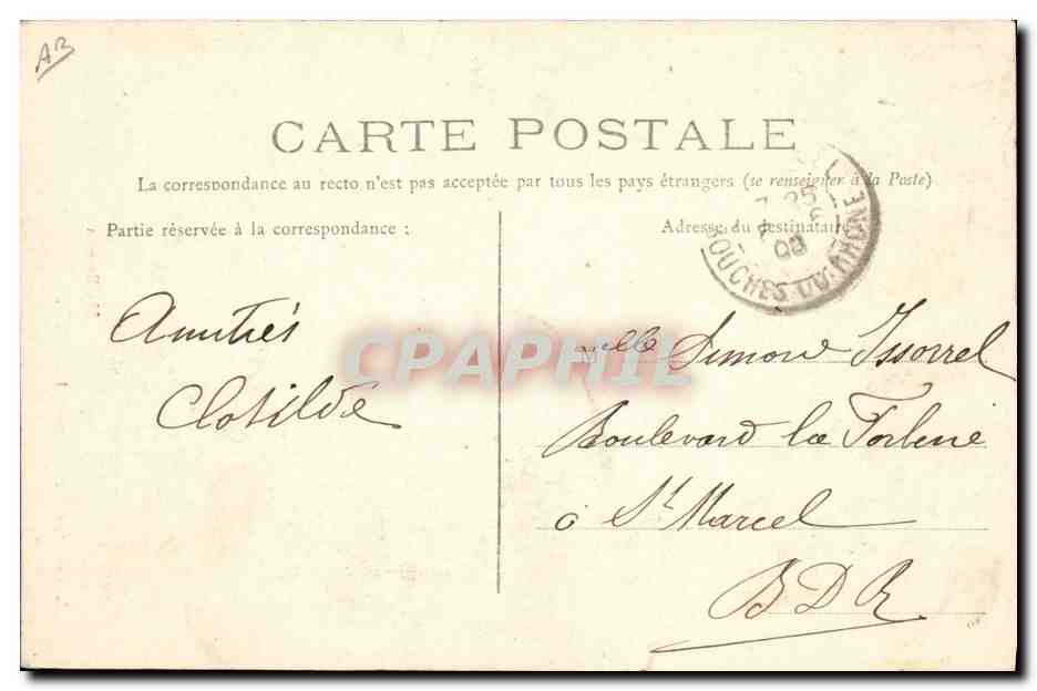 CPA Folklore Bresse Un Bressan — Verso