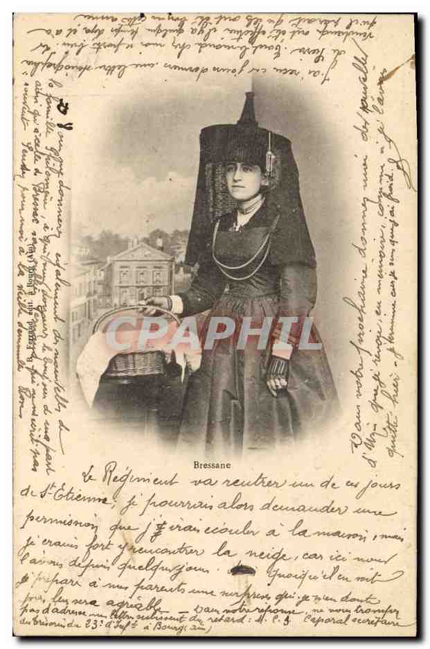 CPA Folklore Bresse Bressane