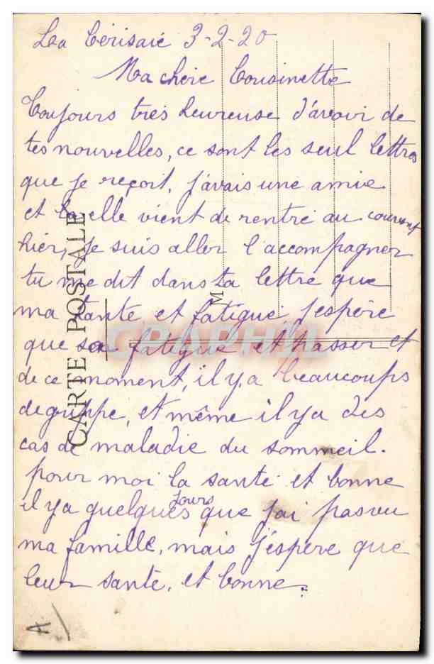 CPA Folklore Le bucheron de Bresse  — Verso