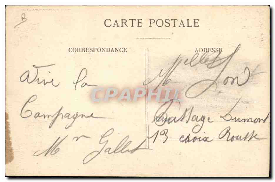 CPA Folklore Bresse Noce Bressanne Mariage — Verso