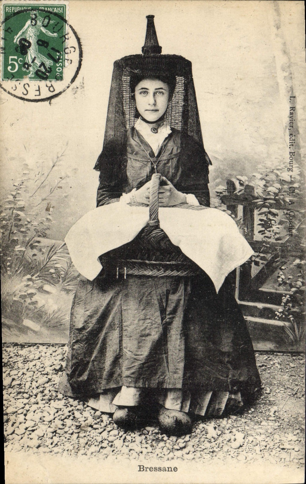 CPA Folklore Bresse Bressane