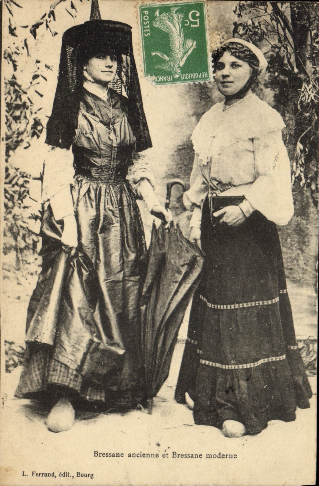 CPA Folklore Bresse Bressane ancienne et Bressane moderne