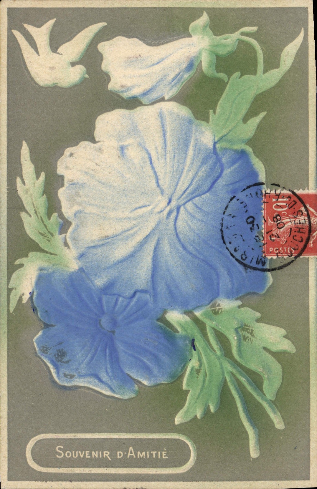 CPA Fantaisie Fleurs 