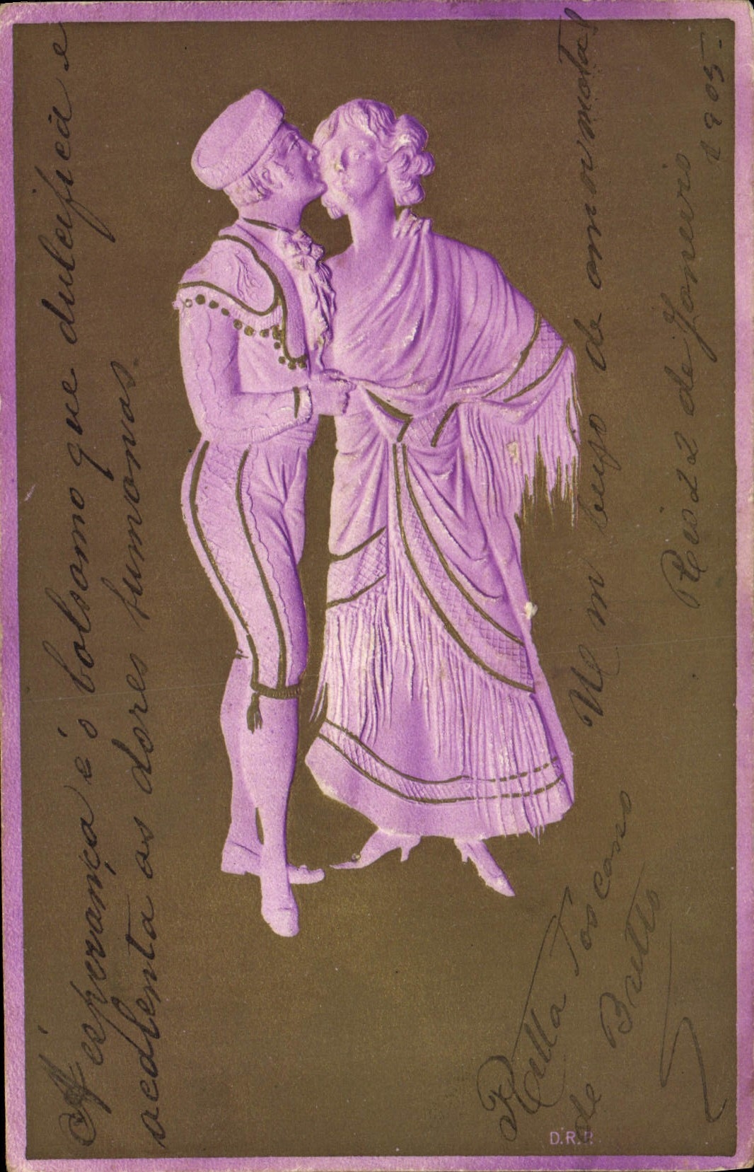 CPA Fantaisie Femme