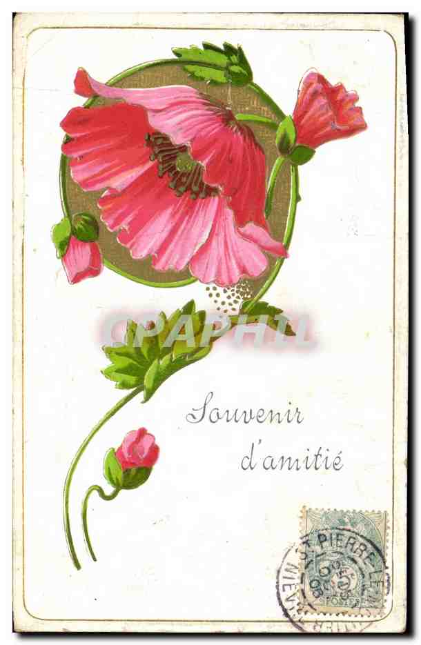 CPA Fantaisie Fleurs 