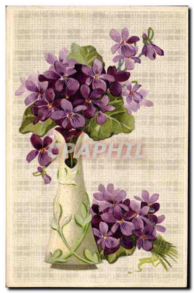 CPA Fantaisie Fleurs 